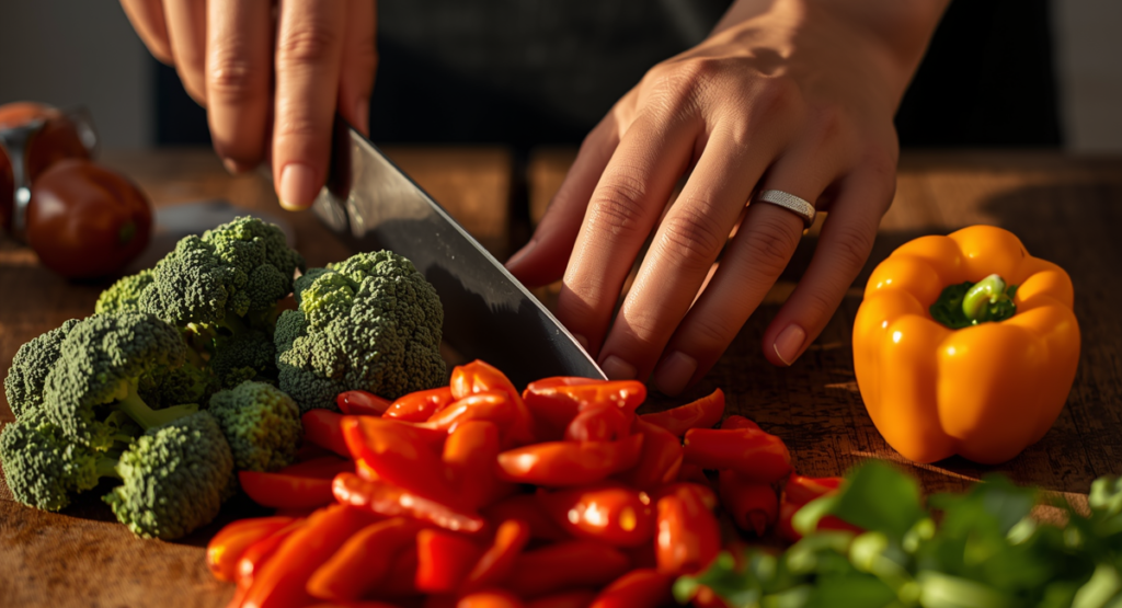 Préparation de légumes anti-inflammatoires pour le SOPK